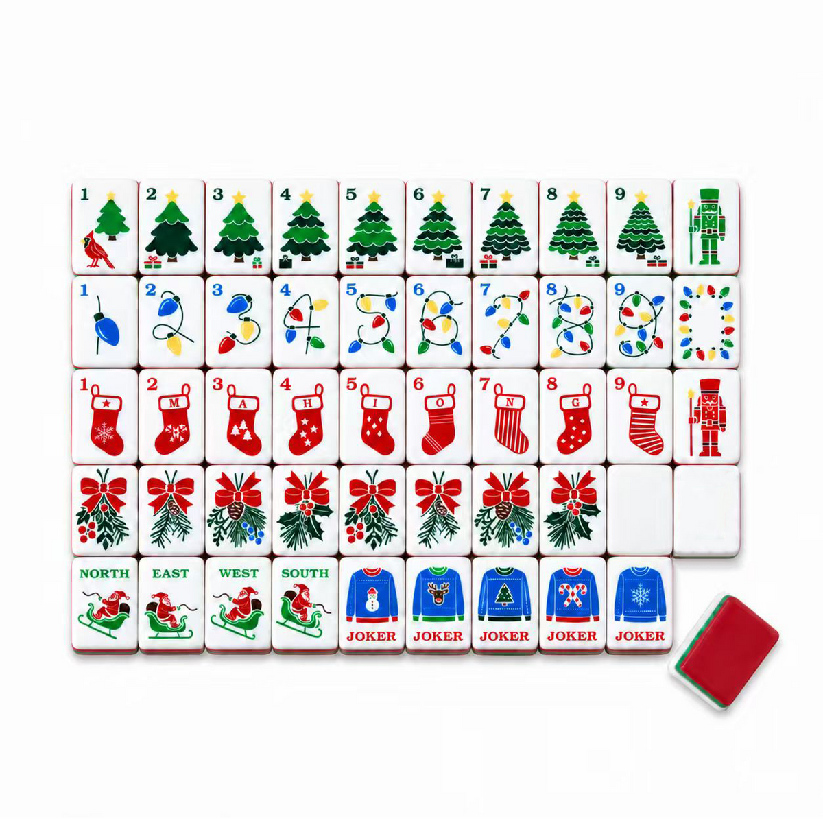 Merry Lights Mahjong Tiles - Holiday Collection