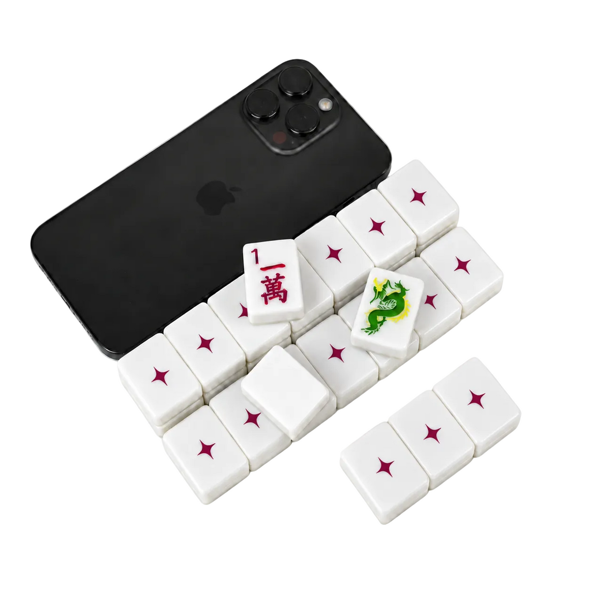 Lucky Menagerie Mahjong Tiles - Porcelain Collection